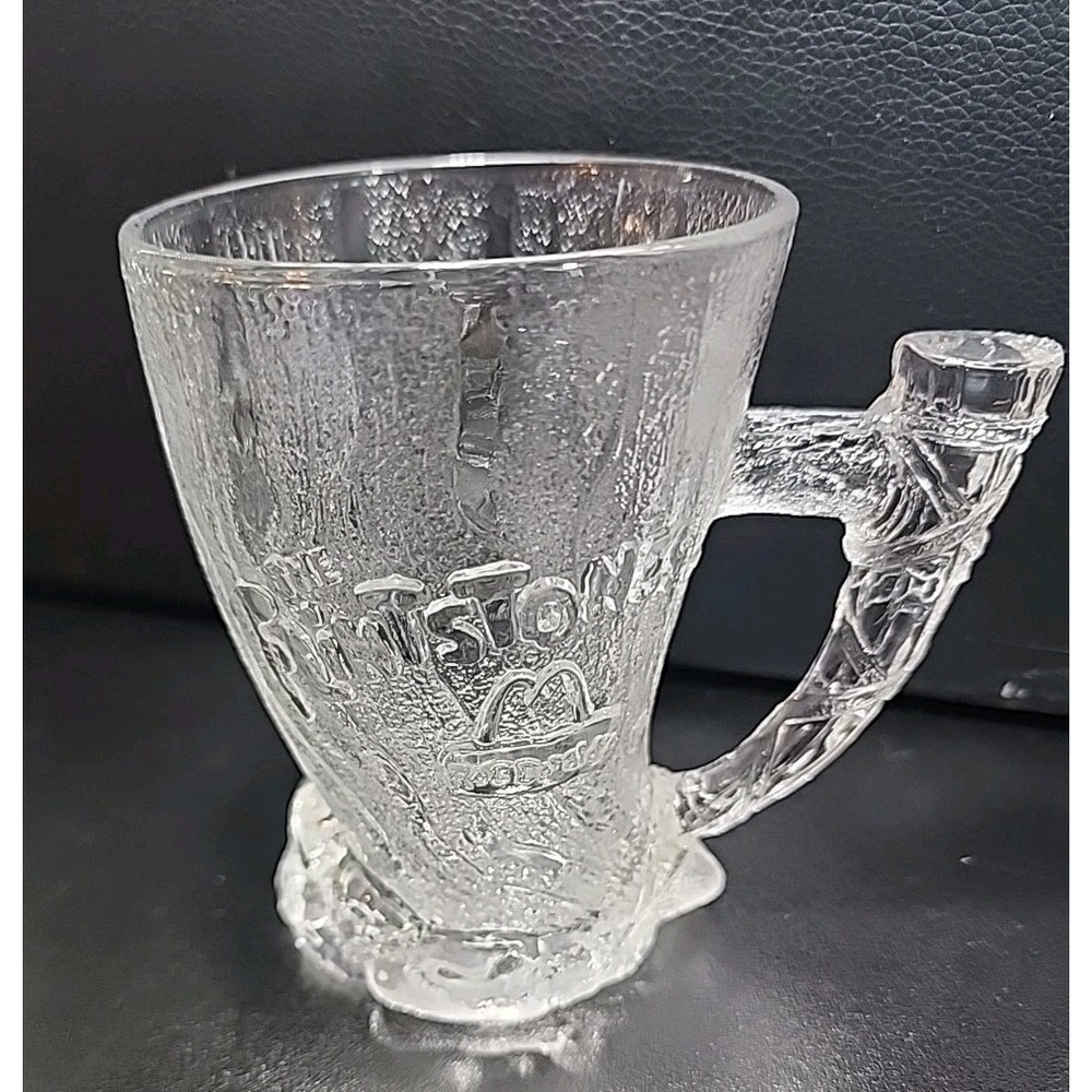 1993 Flintstones McDonalds  RocDonald's Mammoth Glass‎ /Coffee Mug